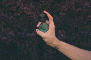 A compass