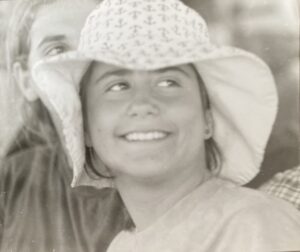 A photo of a young woman